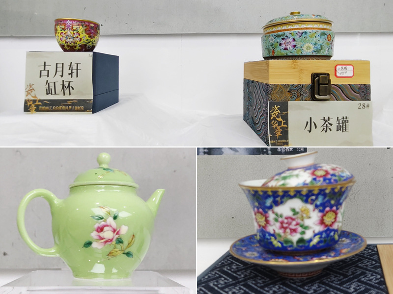 展示清代宮廷藝術品之美 瓷胎畫藝術主題展在崇川區圖書館展出